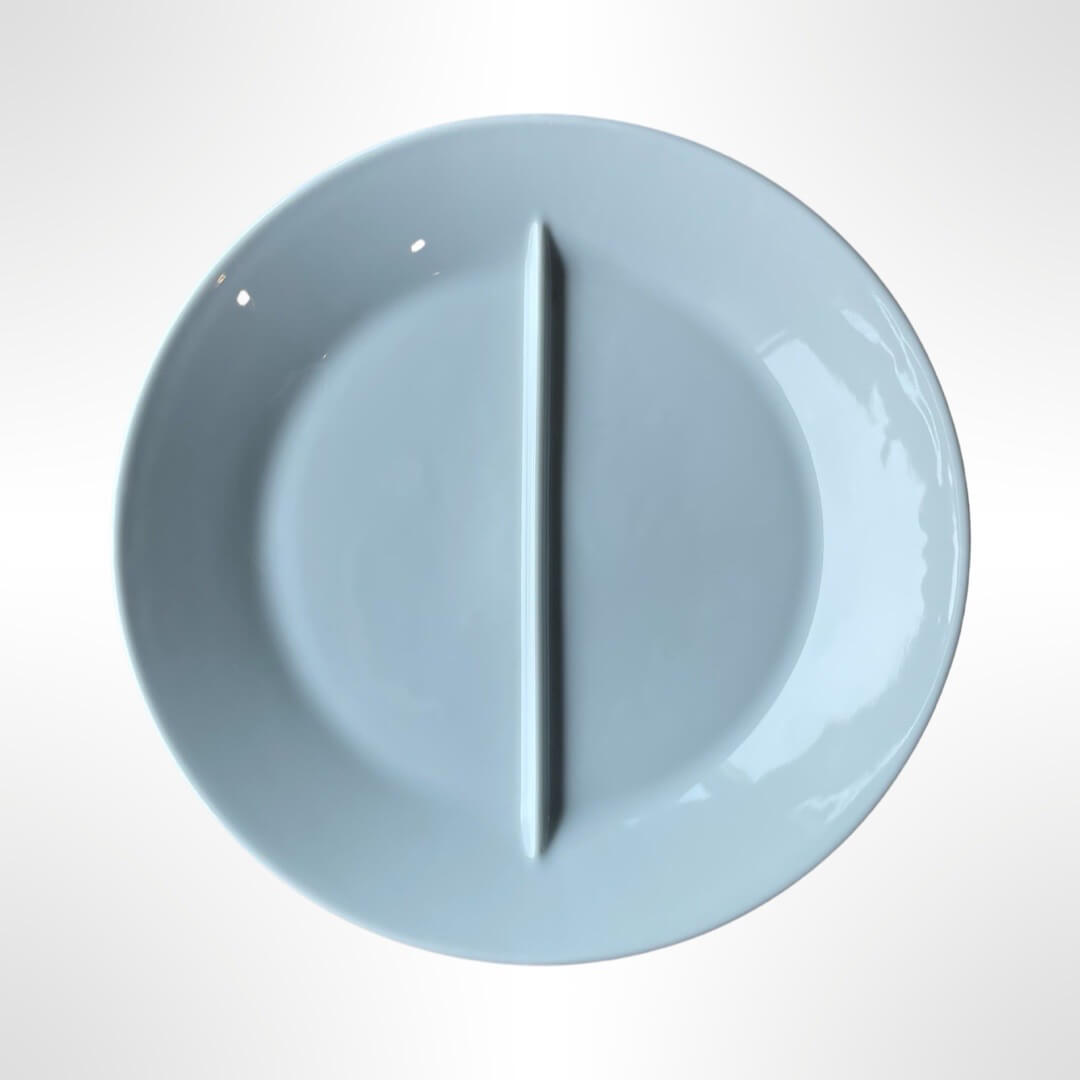 Portugališka keramika balta lėkštė